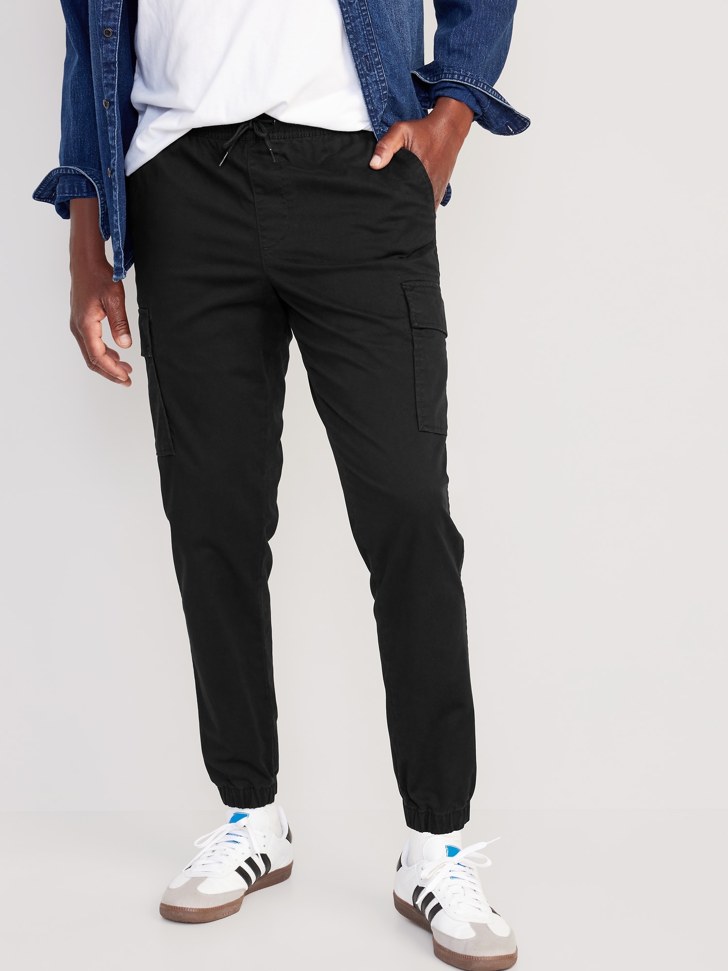 Elastic Waist Relaxed Fit Cargo Pants | boohooMAN USA