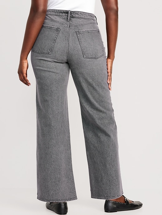 Image number 6 showing, Extra High-Waisted Wide-Leg Jeans