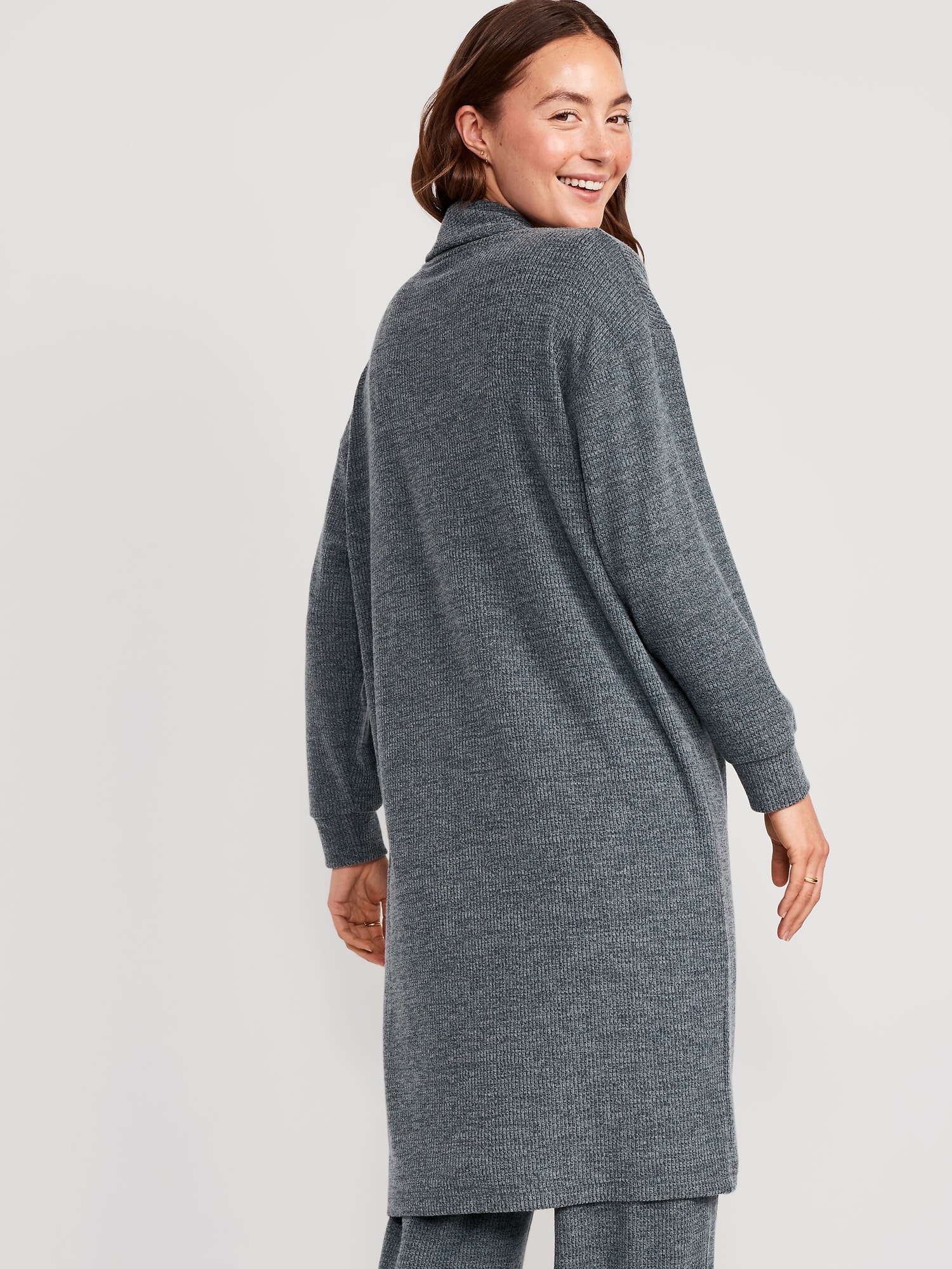 Oversized Sweater-Knit Robe