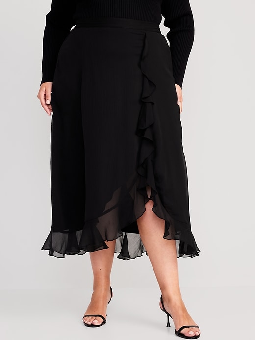 Image number 7 showing, High-Waisted Ruffled Maxi Skirt