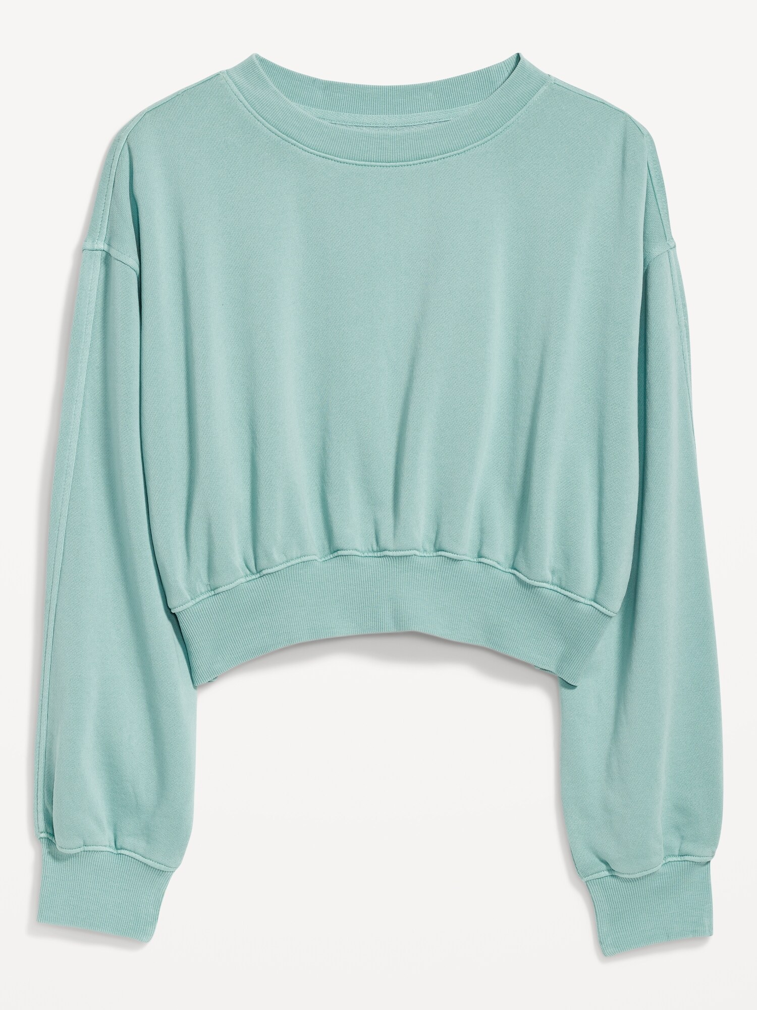 Oversized Cropped Fleece Sweatshirt for Women | Old Navy