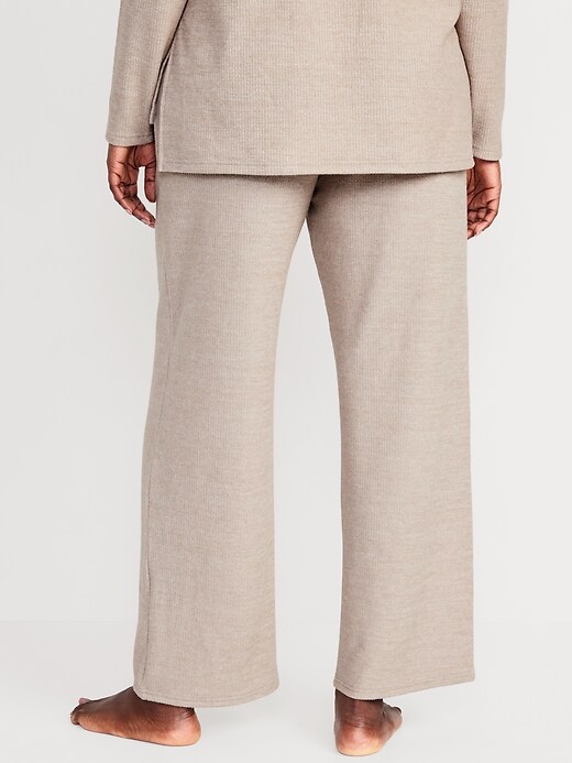 Image number 6 showing, Sweater-Knit Wide-Leg Lounge Pants