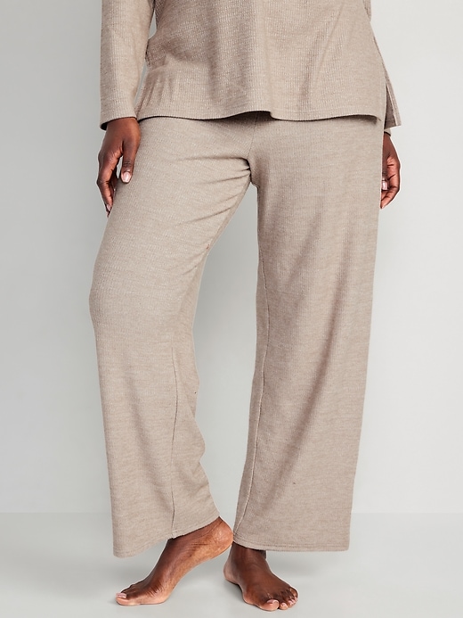 Image number 5 showing, Sweater-Knit Wide-Leg Lounge Pants