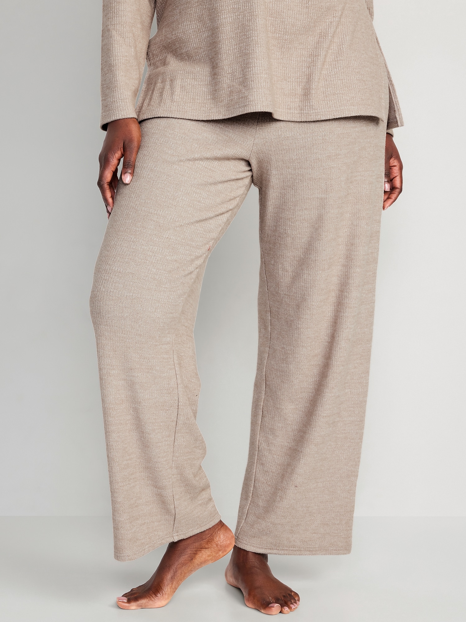 Old Navy Sweater-Knit Wide-Leg Lounge Pants for Women | Scarborough Town  Centre