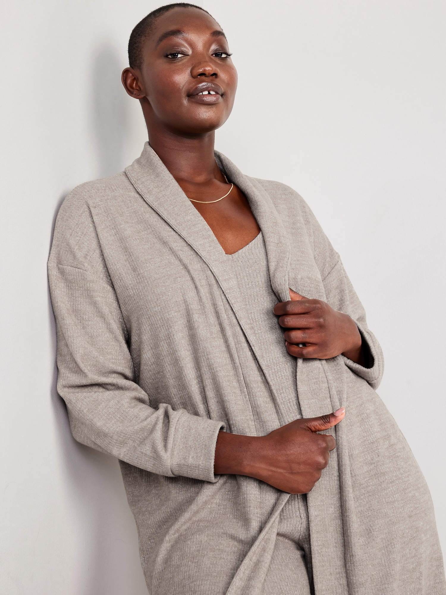 Oversized Sweater-Knit Robe | Old Navy