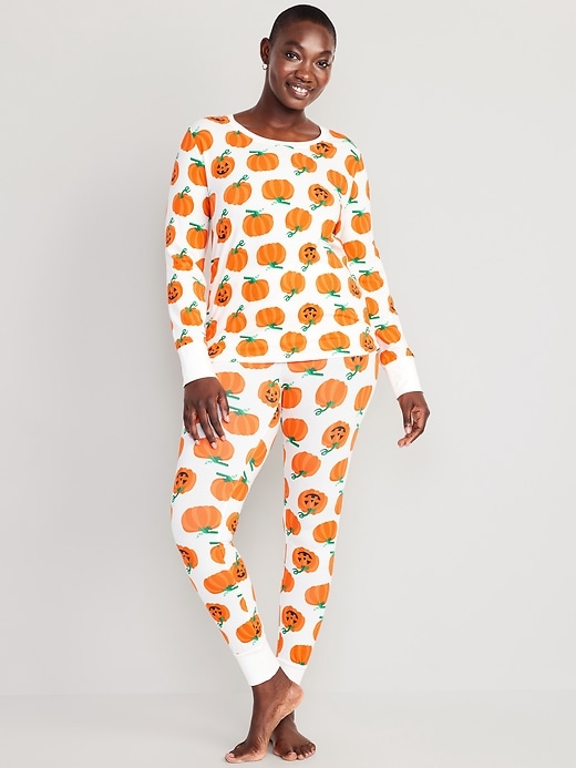 Image number 5 showing, Matching Halloween Print Pajama Set