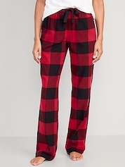 NWT Old Navy Red Buffalo Plaid Flannel Pajama Pants Sleep Lounge Men XS S  XL