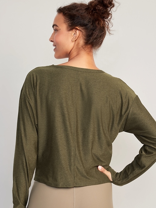 Image number 2 showing, Cloud 94 Soft Long-Sleeve Twist-Front Top