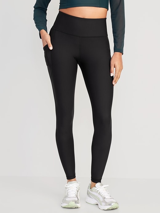 Image number 1 showing, High-Waisted PowerSoft Full-Length Leggings