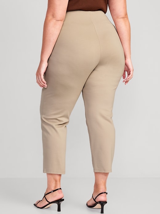 Image number 8 showing, Extra High-Waisted Stevie Straight Ankle Pants