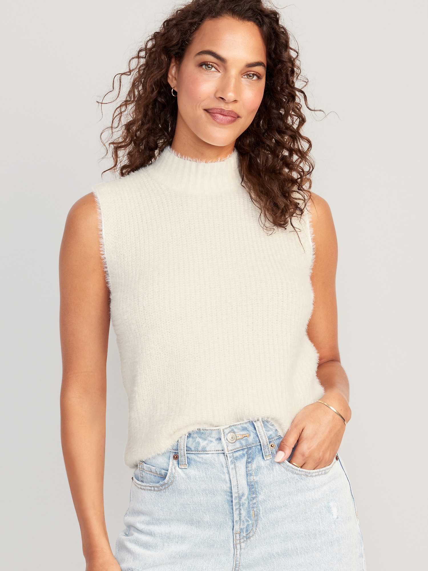 Sleeveless Sweater Women