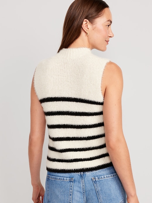 Image number 2 showing, Mock-Neck Eyelash Sweater