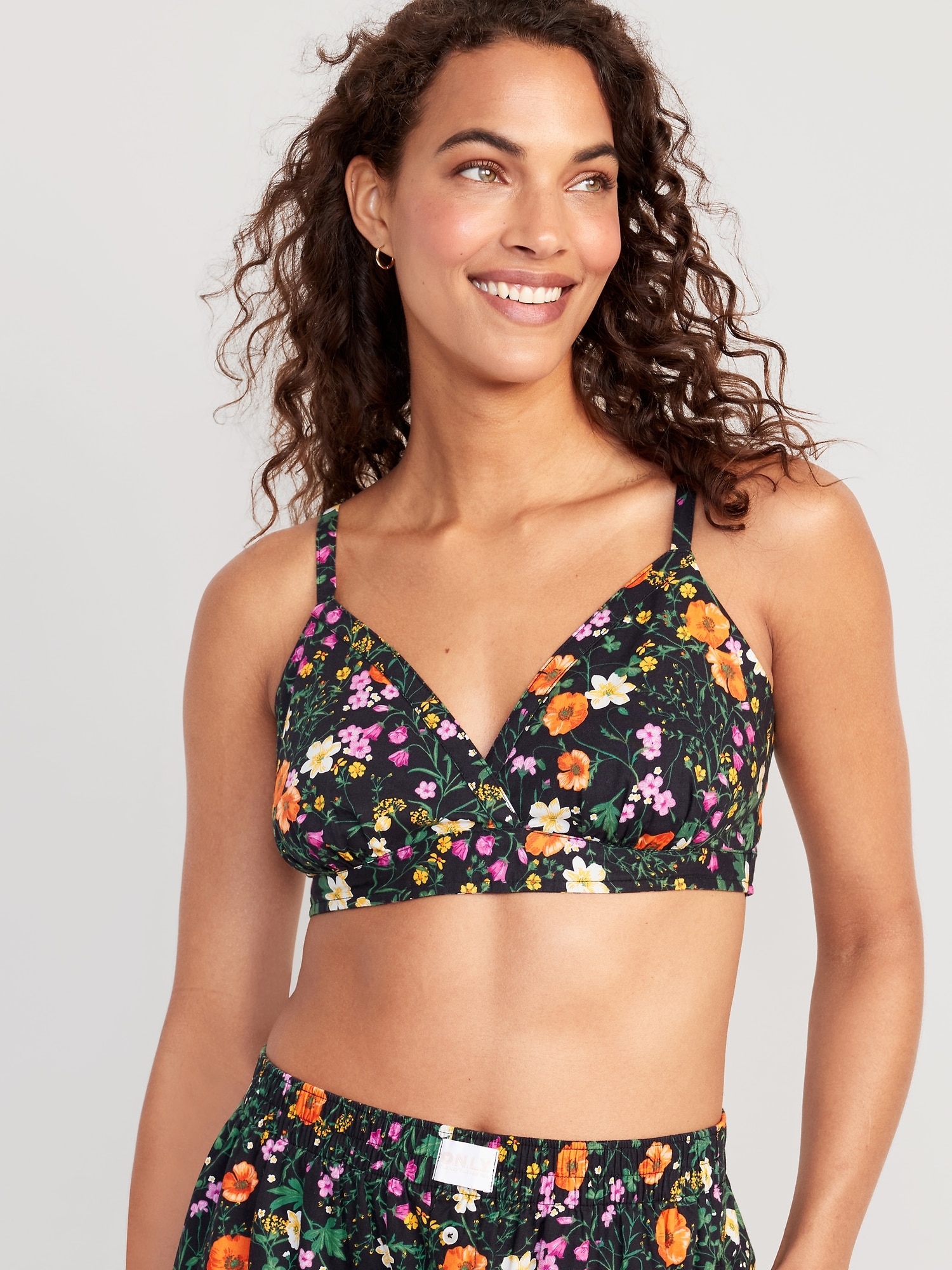 Spring Floral Lattice Bralette – Fit and Free Company