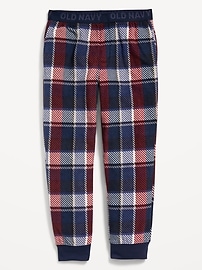 View large product image 4 of 4. Printed Micro Fleece Pajama Jogger Pants for Boys