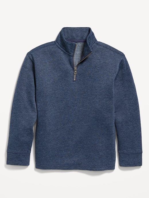 View large product image 1 of 1. Long-Sleeve Quarter-Zip Sweatshirt for Boys