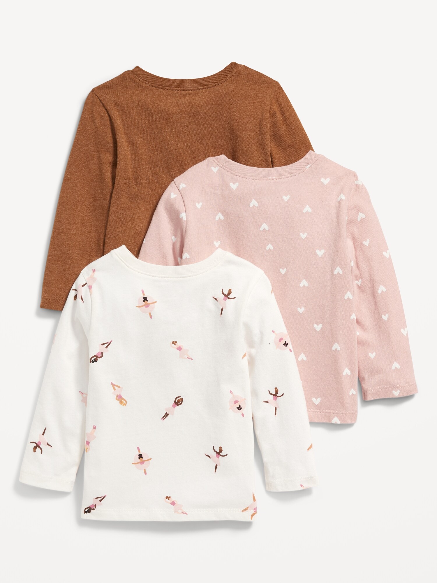 3Pack Unisex LongSleeve TShirt for Toddler Old Navy