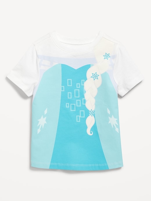 View large product image 1 of 2. Unisex Disney© Elsa Costume T-Shirt for Toddler