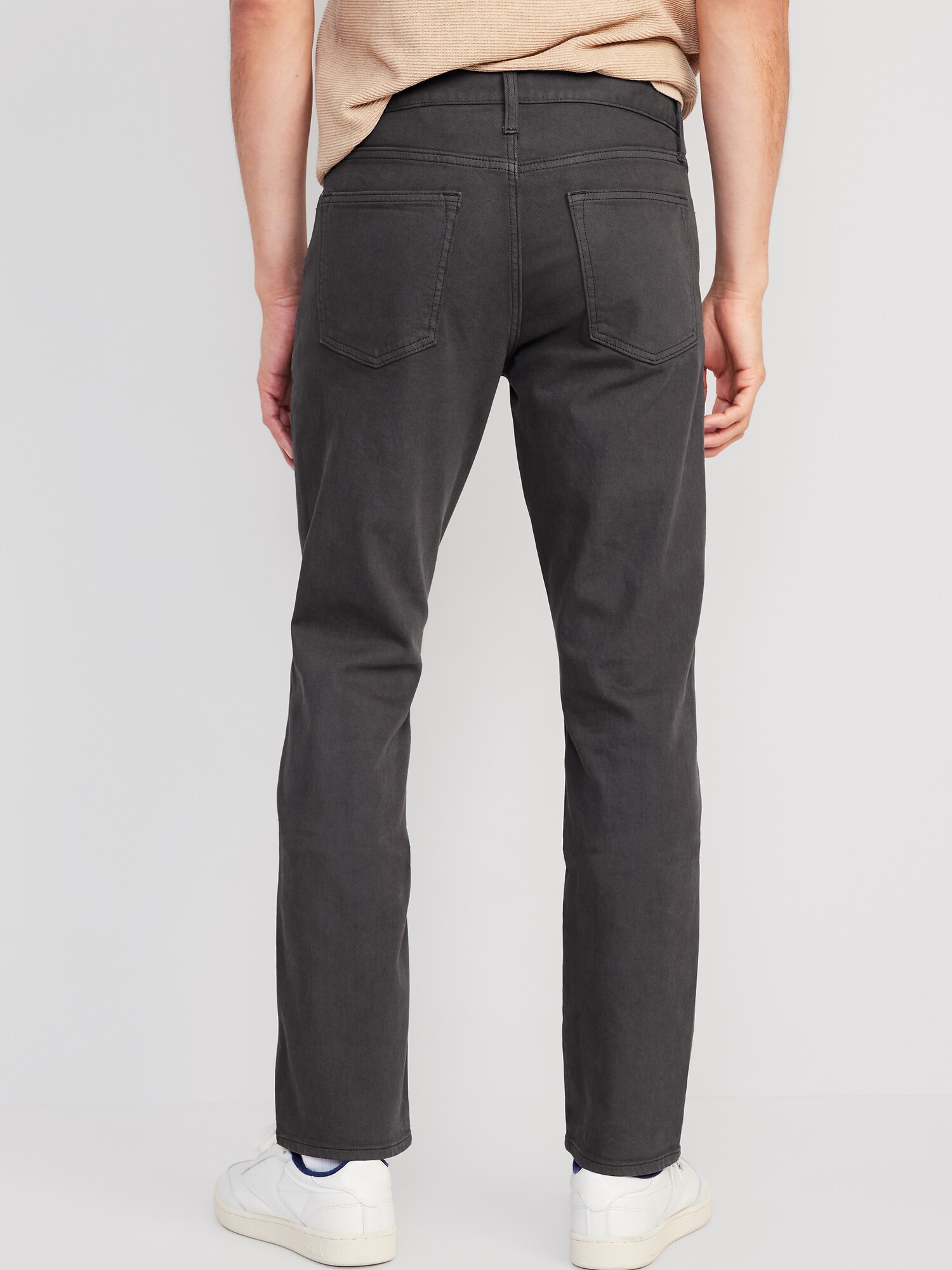 Мужские брюки Old Navy Straight Five-Pocket, цвет: Тёмный серый — фото 2