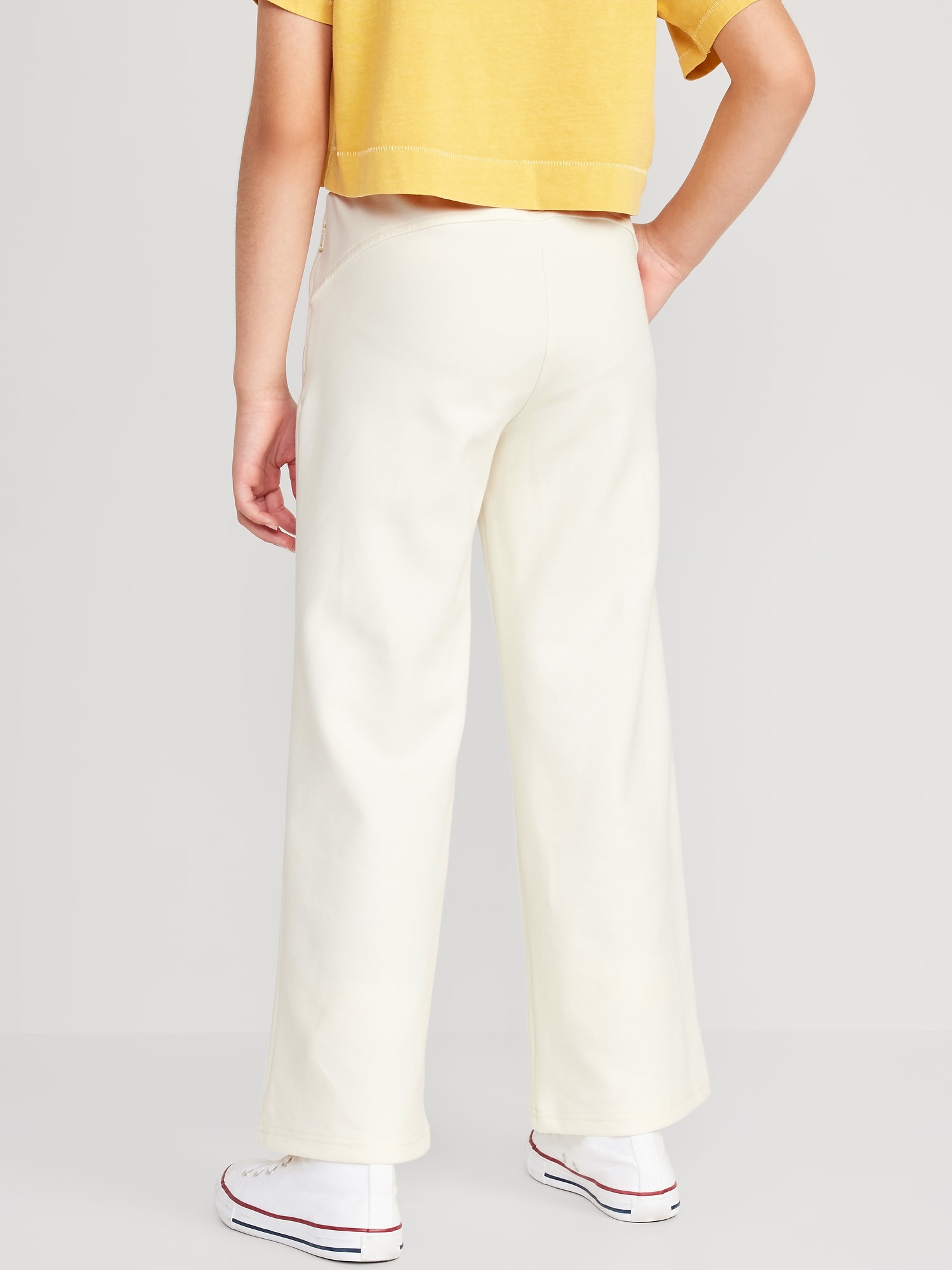 Zip-Pocket Pull-On Fleece Pants