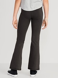 Image number 2 showing, High-Waisted PowerChill Crossover Flared Leggings for Girls
