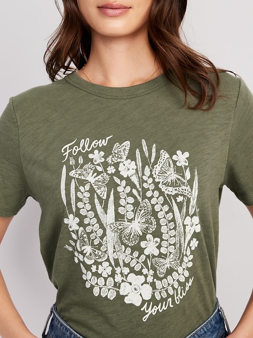 Image number 3 showing, EveryWear Slub-Knit Graphic T-Shirt
