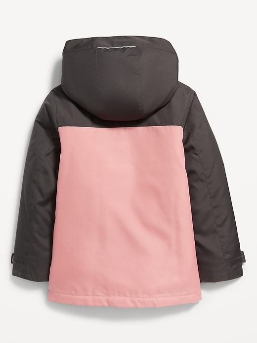 View large product image 2 of 3. Water-Resistant 3-In-1 Snow Jacket for Girls