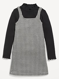 View large product image 3 of 5. Sleeveless Dress & Mock-Neck T-Shirt Set for Girls