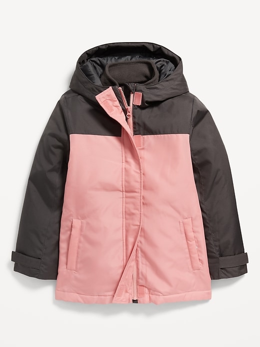 View large product image 1 of 3. Water-Resistant 3-In-1 Snow Jacket for Girls