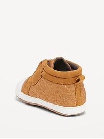 View large product image 3 of 4. High-Top Quilted Textured Sneakers for Baby