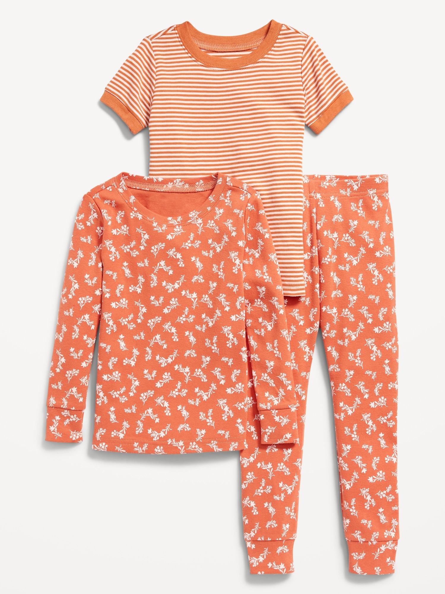 Oldnavy Unisex Snug-Fit 3-Piece Pajama Set for Toddler & Baby Hot Deal