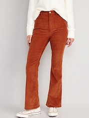 Higher High-Waisted Cropped Flare Jeans