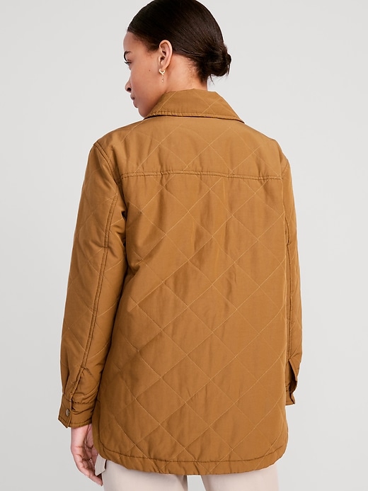 Image number 2 showing, Quilted Utility Shacket
