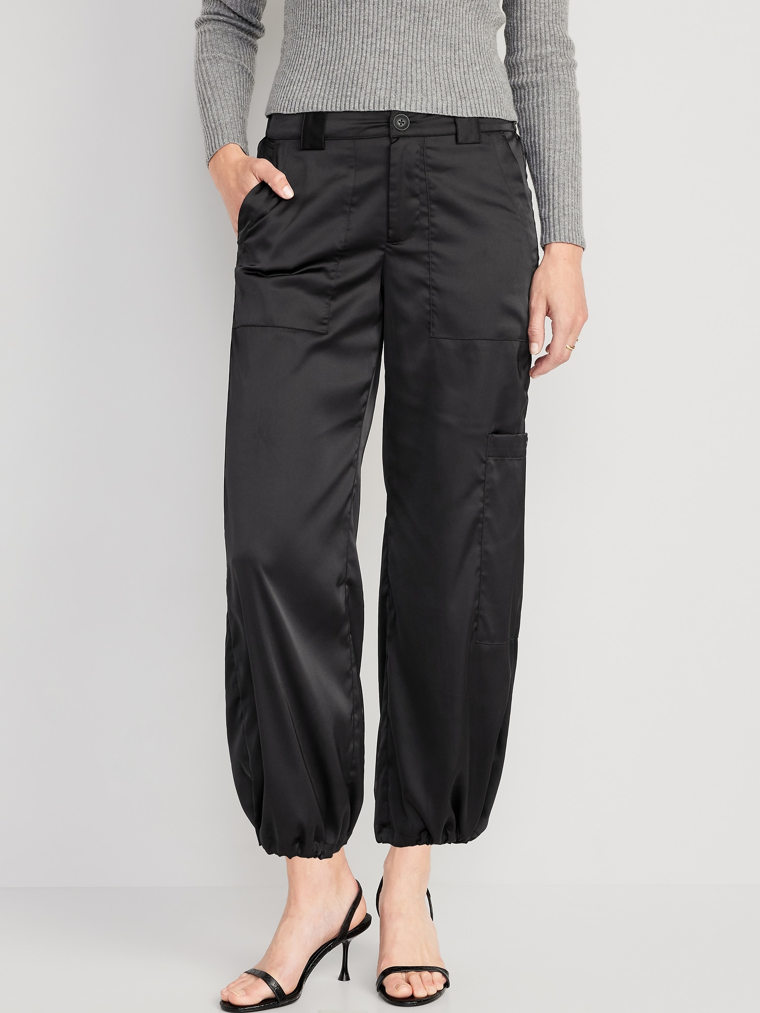 Olive Cargo Pants For Women