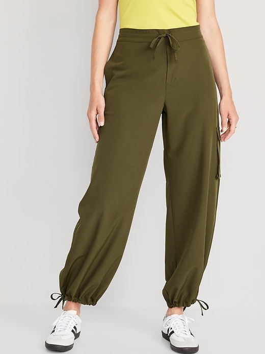 High-Waisted StretchTech Wide-Leg Cargo Pants | Old Navy