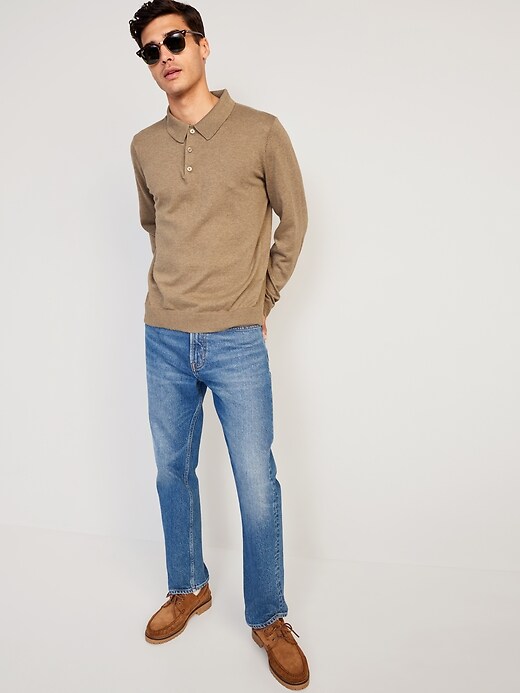Image number 3 showing, Long-Sleeve Polo Pullover Sweater