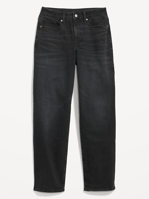 Image number 4 showing, High-Waisted OG Loose Black Jeans