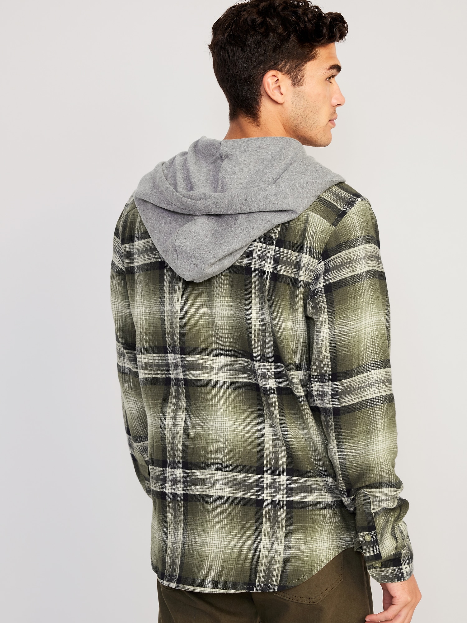 Hooded Flannel Shirt | Old Navy