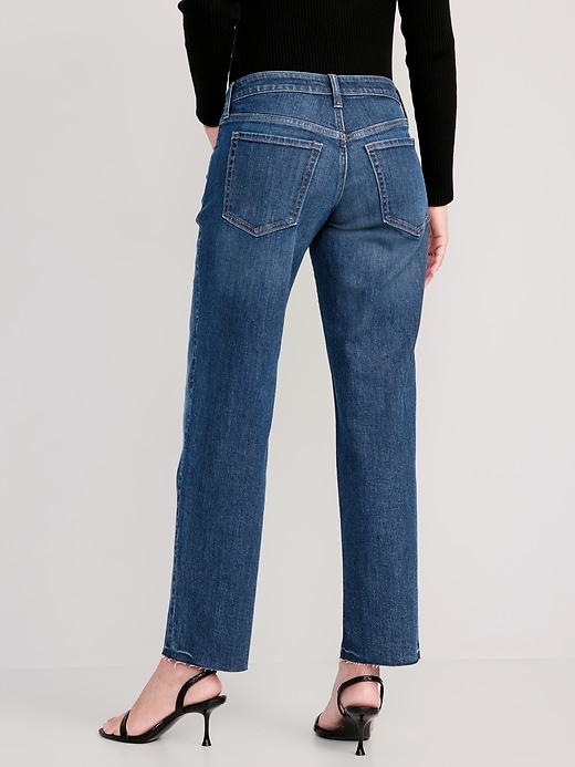 Image number 2 showing, Low-Rise OG Loose Cut-Off Jeans
