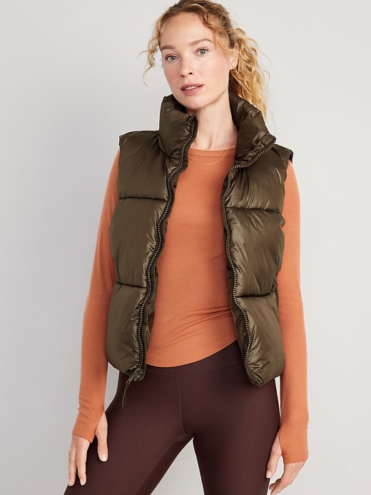 Image number 1 showing, Quilted Puffer Vest