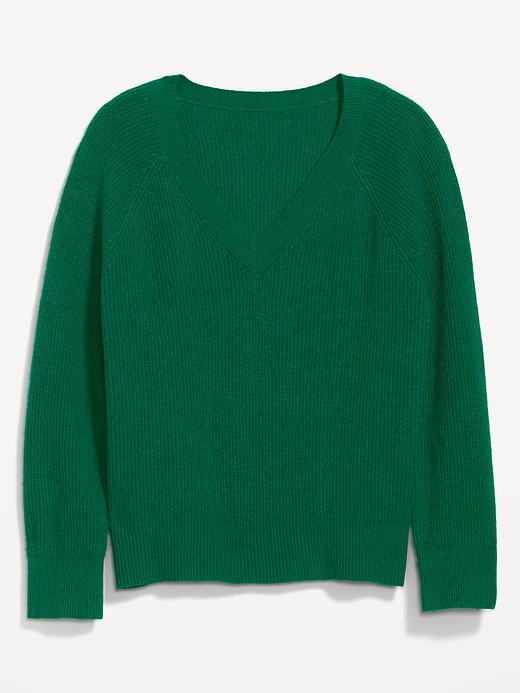 Image number 4 showing, SoSoft Loose V-Neck Sweater