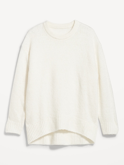 Image number 8 showing, Crew-Neck Tunic Sweater