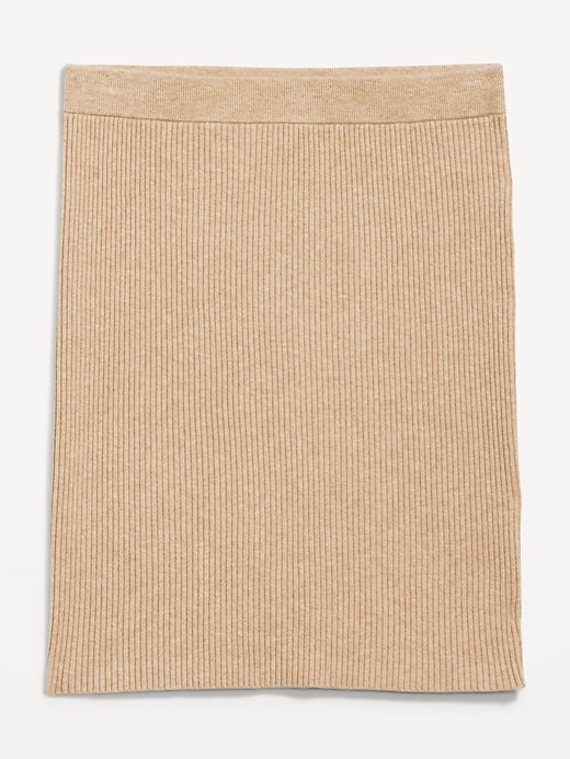 Image number 4 showing, High-Waisted Rib-Knit Mini Skirt