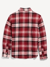 View large product image 3 of 4. Soft-Brushed Flannel Pocket Shirt for Boys