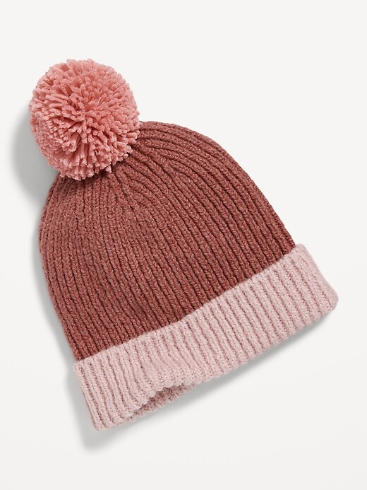 Chelsea Womens Bobble Beanie Hat Pink