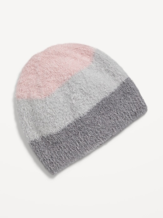 View large product image 1 of 1. Cozy Knit Beanie for Toddler Girls