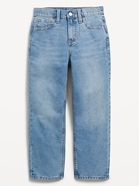 View large product image 4 of 5. High-Waisted Slouchy Straight Built-In Tough Jeans for Girls
