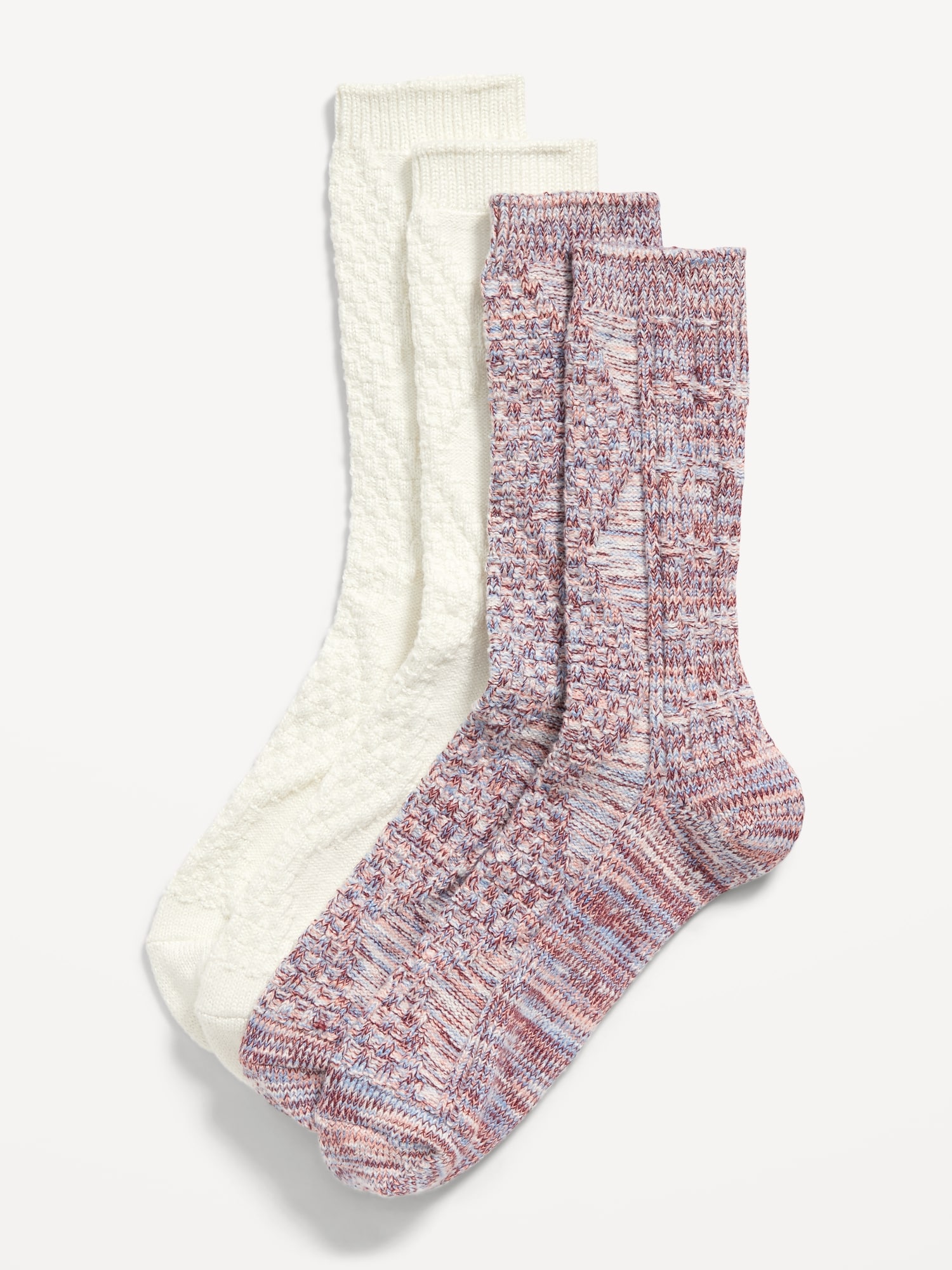 Crew Socks 2-Pack for Women | Old Navy