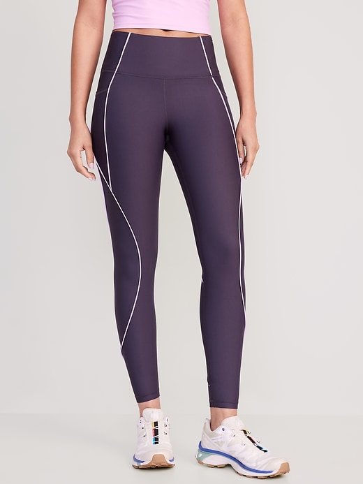 High-Waisted PowerSoft 7/8 Leggings | Old Navy