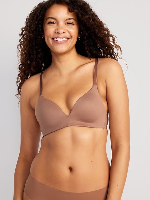 View large product image 1 of 8. Full-Coverage Molded Wireless Bra