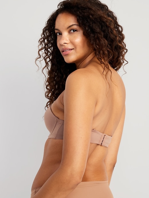 View large product image 2 of 8. Low-Coverage Convertible Strapless Underwire Bra